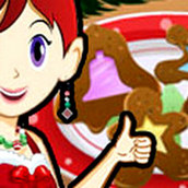 Игра Готовить Стеклянное печенье: Кухня Сары
