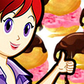 Игра Готовить Эклер с мороженым: Кухня Сары