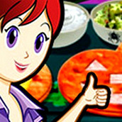 Игра Готовить Кесадилья на хэллоуин: Кухня Сары