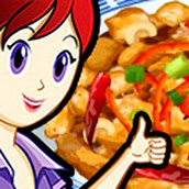 Игра Готовить Курица гунбао: Кухня Сары