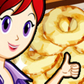 Игра Готовить Бенье из яблок: Кухня Сары