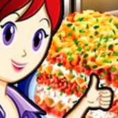 Игра Готовить Лазанья: Кухня Сары