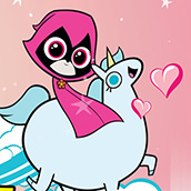 Игра Радужные сны: Юные титаны вперед