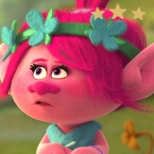 Игра Тролли: Пазл Розочка