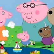 Игра Свинка Пеппа ищет звездочки