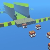 Игра Майнкрафт Паркур 14: Когама