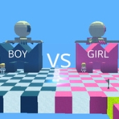 Игра Паркур Малчьики против Девочек: Когама