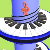 Игра Хеликс Джамп с пианино