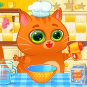 Игра Котик Бубу Готовит: Пазл