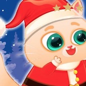 Игра Котик Бубу в Новый Год: Пазл