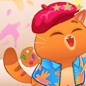 Игра Котик Бубу художнник: Пазл