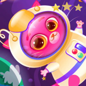 Игра Котик Бубу в космосе: Пазл