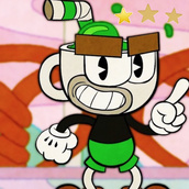 Игра Зеленый Капхед: Пазл