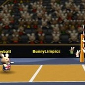 Игра Простой волейбол с зайцами