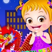 Игра Новогодняя вечеринка: Малышка Хейзел