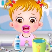 Игра Прием у стоматолога: Малышка Хейзел
