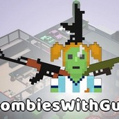 Игра Зомби с пушками