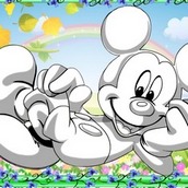 Игра Раскраски популярных героев